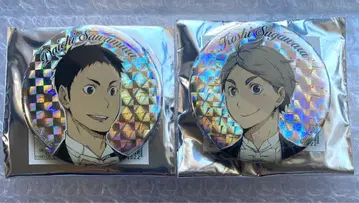 하이큐 콘서트 캔뱃지 사와무라 다이치 스가와라 코시