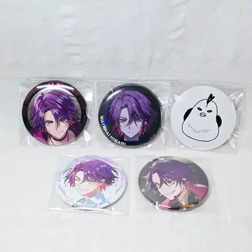 니지산지 와타라이 히바리 캔뱃지 5개 세트