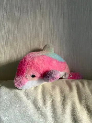 봉제 인형 돌고래 핑크 센다이 우미노모리 수족관