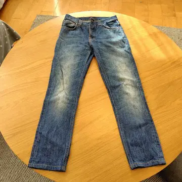 누디 진스 코 스트레이트 데님 블루