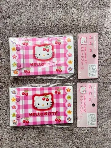 헬로키티 체리 바인더 2개 세트 1999년