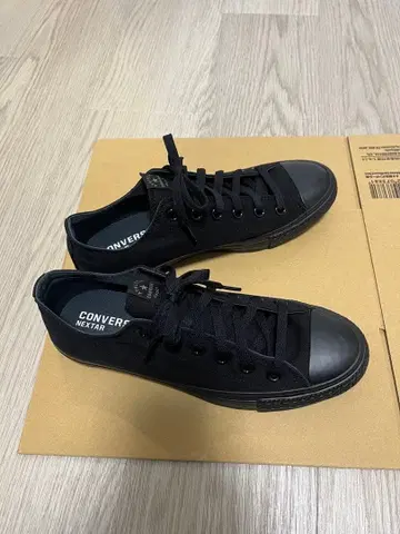 컨버스 넥스타 블랙 로우컷 스니커즈 컨버스