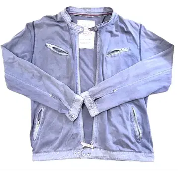 새상품급 빈티지 80'S 블루종 세련된 그레이쉬 라벤더 M