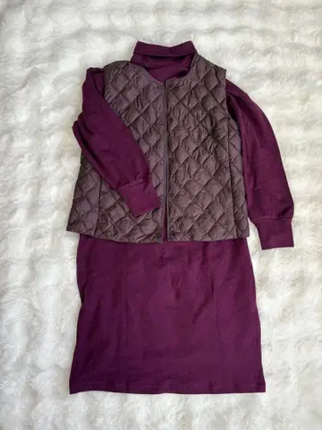 유니클로 니트 원피스 베스트 세트