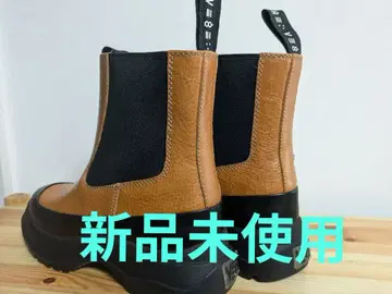 사이드 고어 부츠 브라운/블랙 36 사이즈 23cm