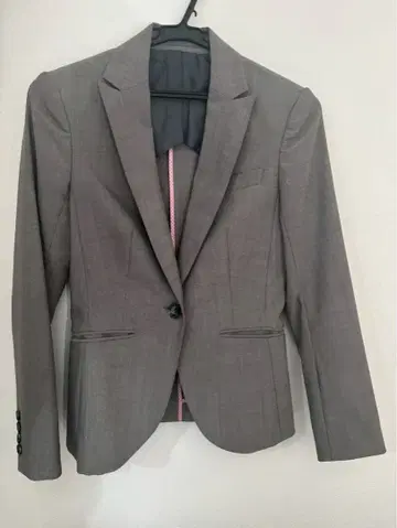 [ 새상품급 ] Suit select 셋업 그레이 계열 1 버튼