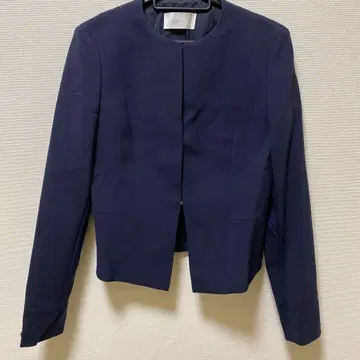 휴고보스 HUGO BOSS 여성용 노카라 네이비 자켓