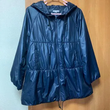 LYON 후드 부착 네이비 블루종 38