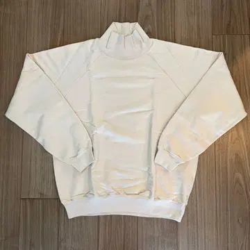 AURALEE SUPER SOFT HEAVY SWEAT MOCK NECK