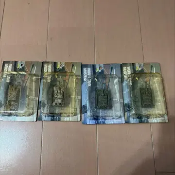 밀리터리 탱크 피규어 4개 세트