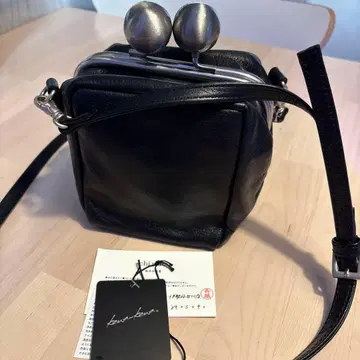 카와 카와 쿠치카네 주사위 미니백 가마구치 천연 가죽