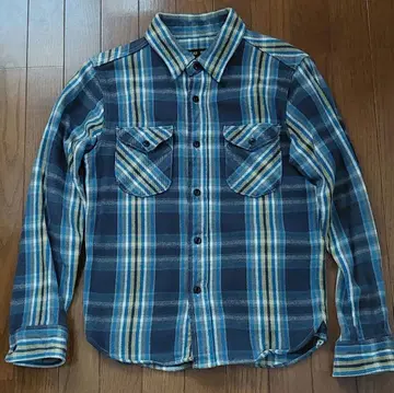 [ 2사이즈 M사이즈 상당 ] UES 헤비 플란넬 셔츠