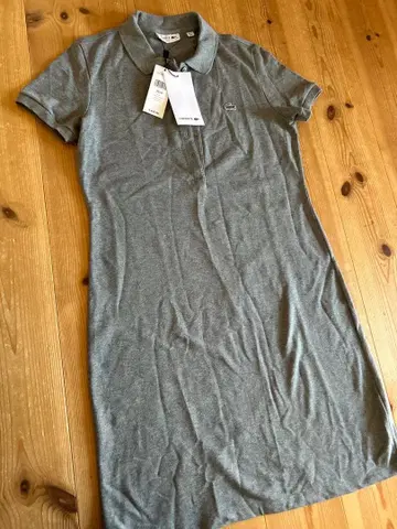 Lacoste 그레이 폴로 원피스 반팔