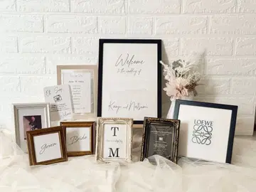 웰컴 스페이스 웰컴 보드 골드 계열 인기 세트 웨딩