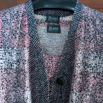 미사용 Herno 노카라 앙상블 니트