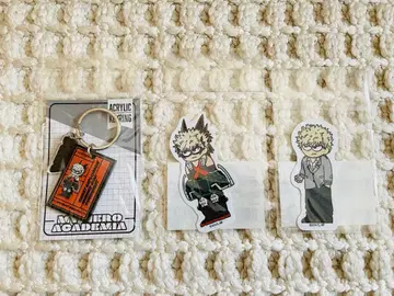 히로아카 바쿠고 카츠키 캇짱 지로리 키링 스티커