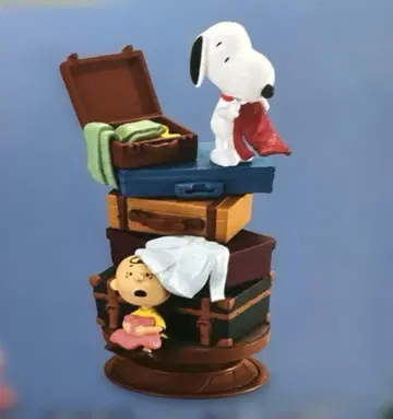 스누피 스파이럴 디오라마 여행 가방 영화 감독 선물 박스 3개