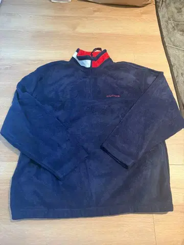TOMMY HILFIGER 네이비 플리스 자켓 L