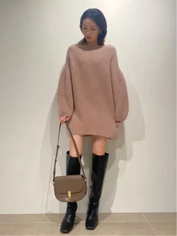 SNIDEL 라쿤 미니 니트