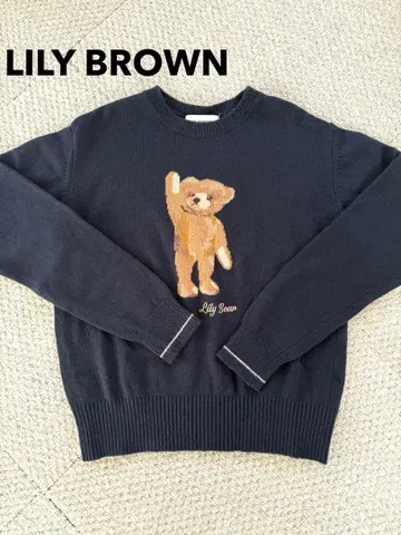 LILY BROWN 릴리 브라운 베어 니트 곰돌이 니트