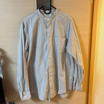 Gymphlex 스트라이프 코튼 셔츠 M