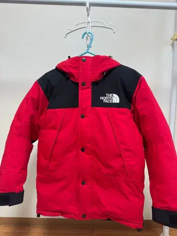THE NORTH FACE 다운 자켓 레드/블랙