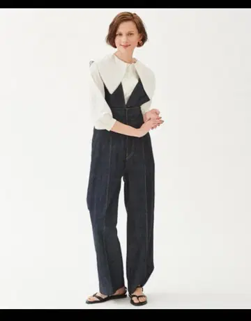 살로펫 오버롤 코튼 데님 2-way 콤비네존 여성용