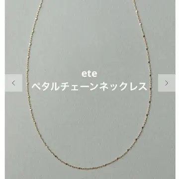 ete K10YG 페탈 체인 목걸이