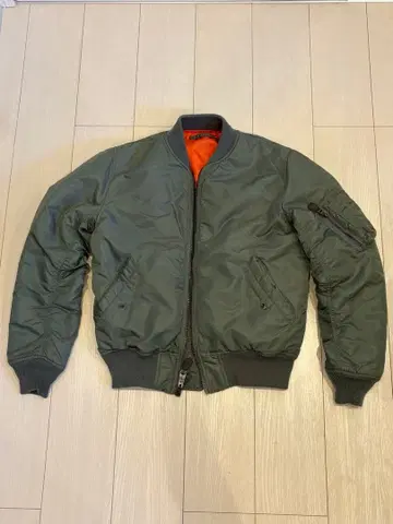 MA-1 플라이트 자켓 L 사이즈 올리브 그린