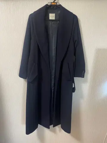 롱 코트 네이비
