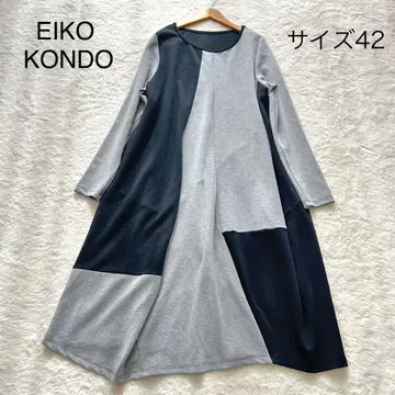 EIKO KONDO 변형 비대칭 빅 사이즈 롱 원피스 42