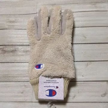 Champion 퍼 장갑 베이지