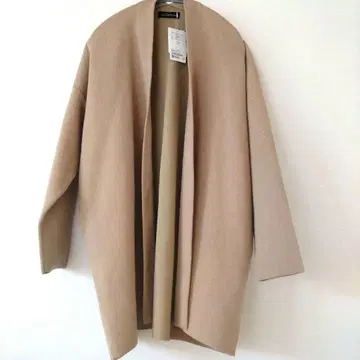 택 포함 미사용 그린 라벨 릴랙싱 롱 가디건 가운 니트