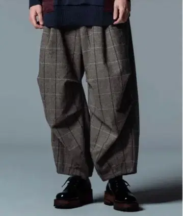glamb 체크 벌룬 팬츠 L 사이즈