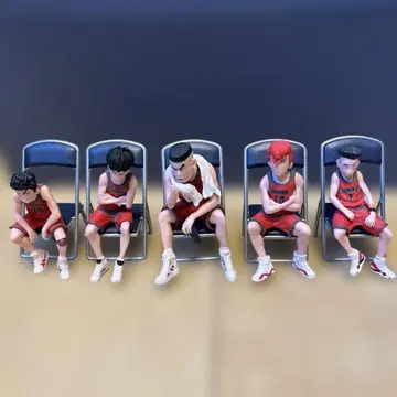 슬램덩크 피규어 쇼호쿠 고등학교 5체 세트 의자 포함