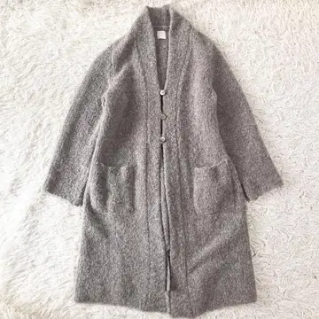 vie 콘도 니트 니트 가디건 알파카 울 evam eva