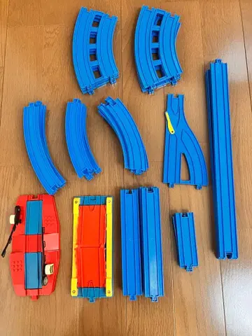 프라레일 레일 40개 세트 건널목, 경사판 포함