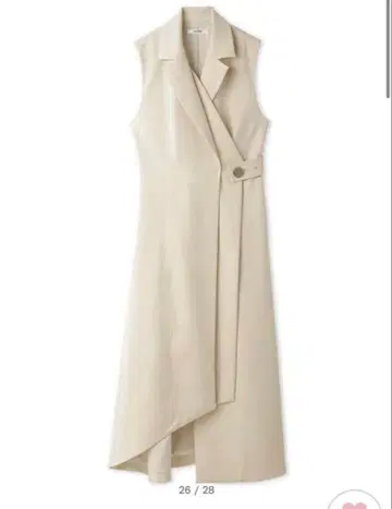 SNIDEL 베스트 원피스 골드 버튼 1