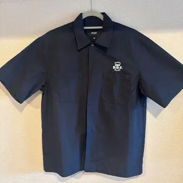 HUF Dirtbag Crew 반팔 셔츠 네이비