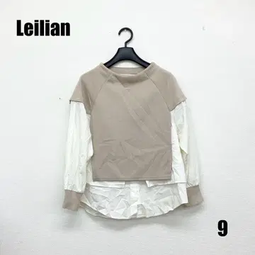 0436I Leilian 긴팔 티셔츠 여성