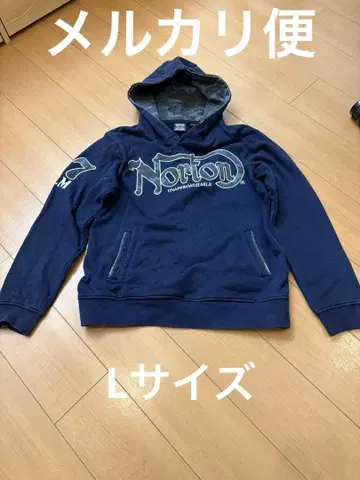 노튼 Norton 후드티 네이비 L 사이즈