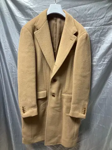 링 재킷 베이지 체스터 코트 사이즈 48