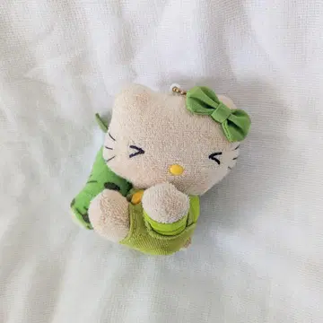 헬로키티 키티 지역 한정판 봉제 인형 키링 이즈 와사비