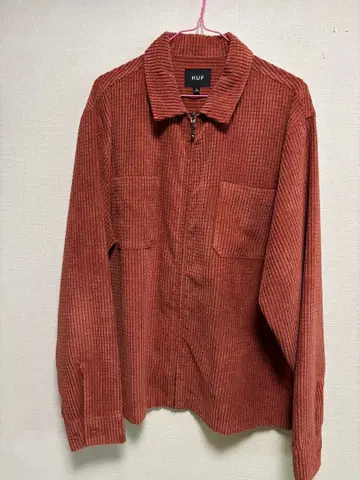 HUF 코듀로이 자켓 L 오렌지