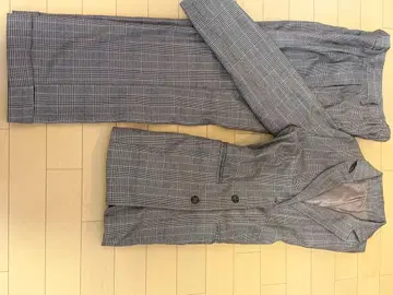 RETRO GIRL 체크 무늬 팬츠 셋업