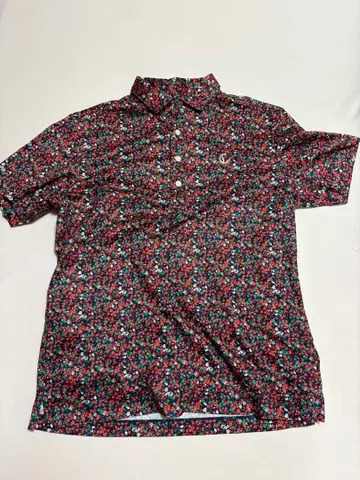 Callaway 네이비 플라워 패턴 셔츠 L