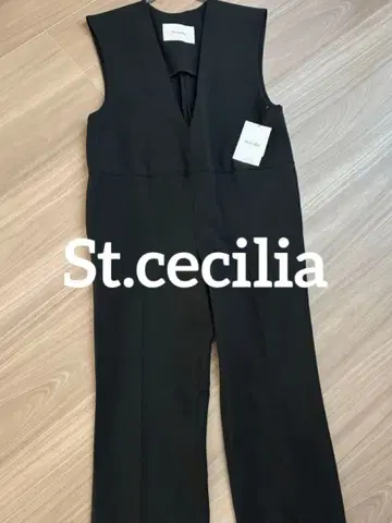 택 포함 새상품 St.cecilia 블랙 올인원