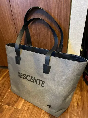 DESCENTE 그레이 토트백 약 40.5 x 35 x 20(cm)