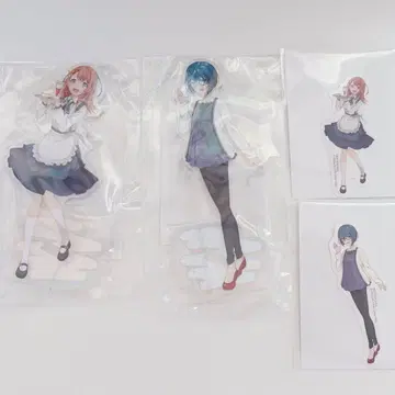 프로세카 하나사토 미노리 키리타니 하루카 아크릴 스탠드 스티커 세트