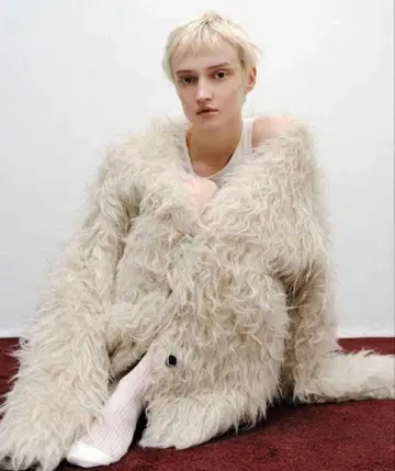 todayful Brashed Mix Cardigan 에크루